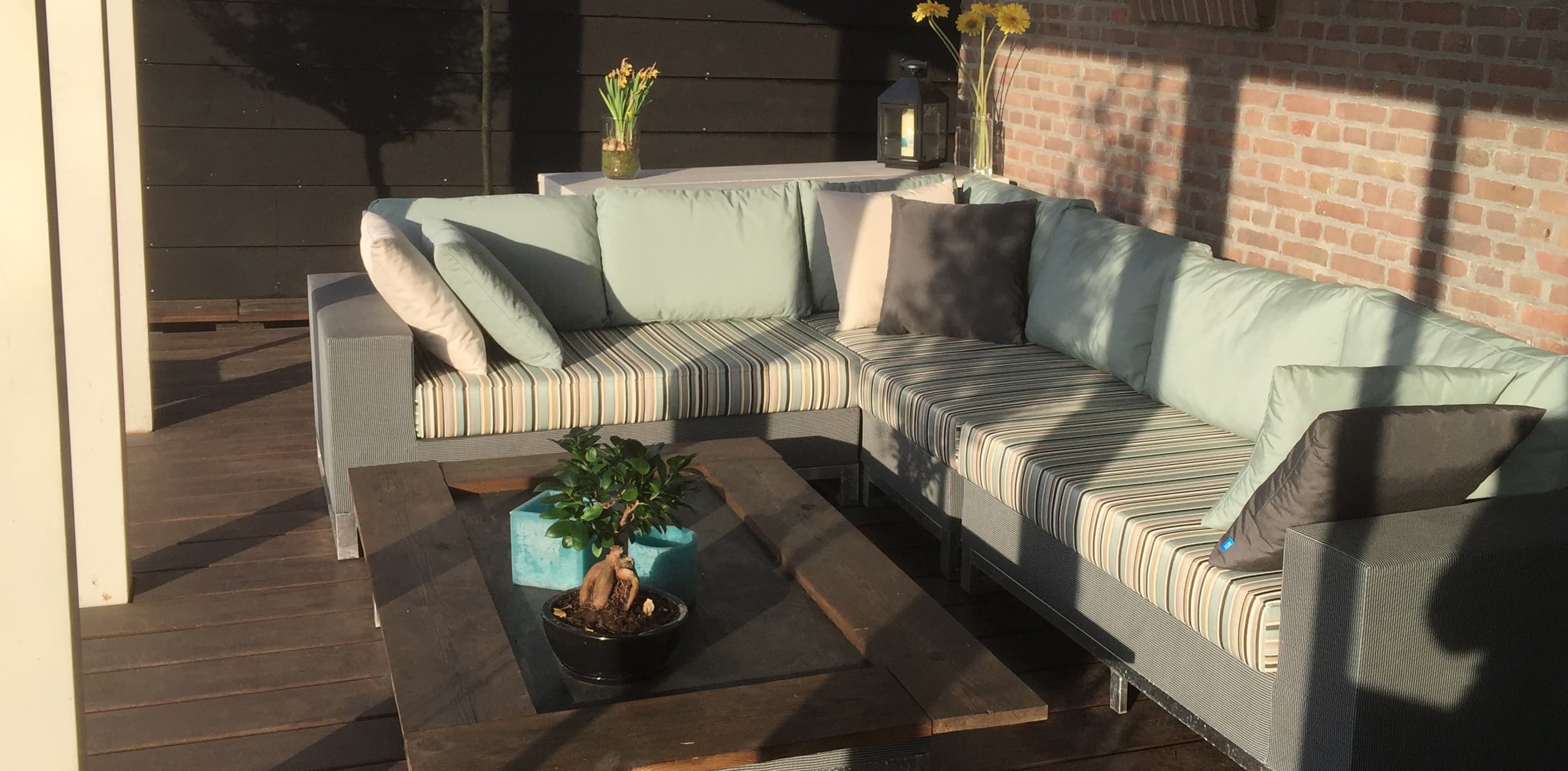 Prolenta Premium - Bankkussens pallet 7 st crème - Huis en Tuin